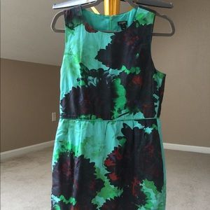 Blue floral J Crew dress
